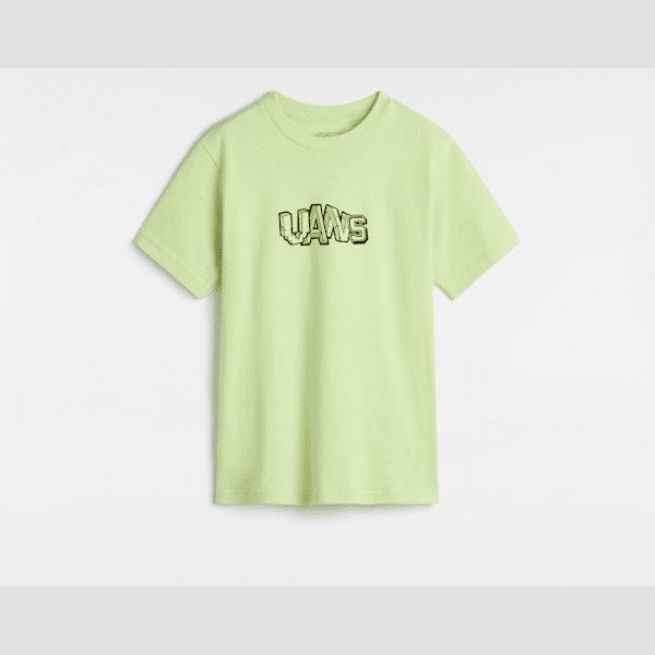 Vans - Little Kids Stacked T-Shirt (2-8 Years), Green, Size: 3-4Y