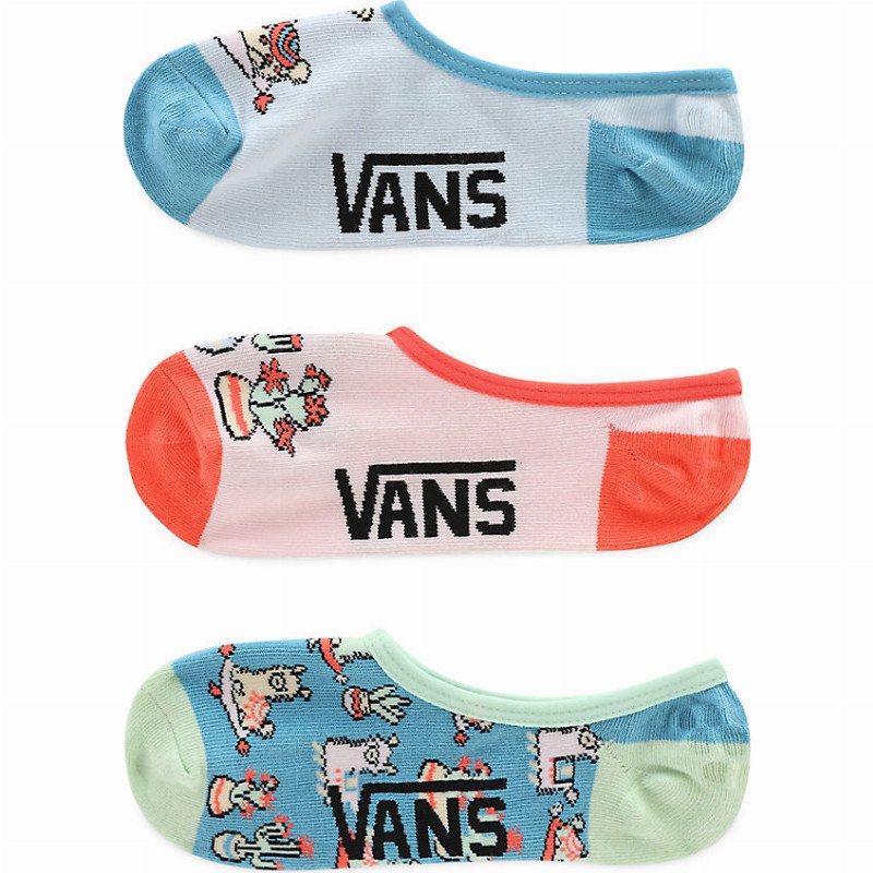 VANS Llama Lover Canoodle Socks (3 Pairs) (multi) Women Multicolour, One Size