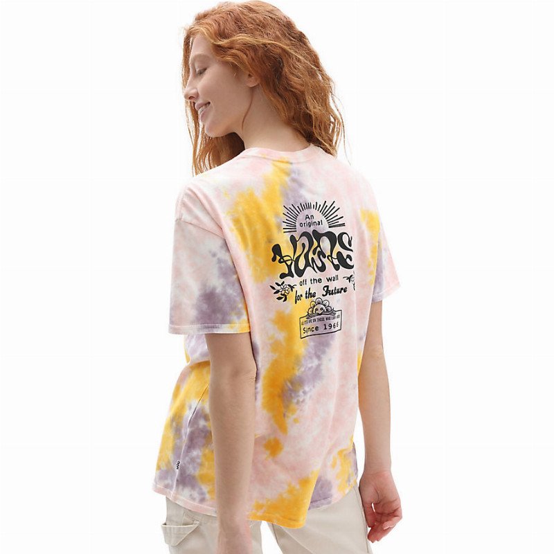 MASCY GRUNGE WASH T-SHIRT (PURPLE DOVE) WOMEN LILAC