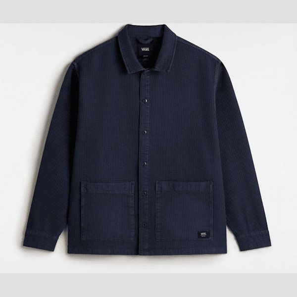 Vans - Maywood Dobby Shacket, Man, Blue, Size: XXL