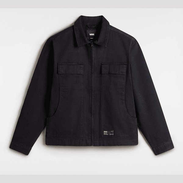 Vans - McAvoy Zip Station Jacket, Man, Black, Size: XXL