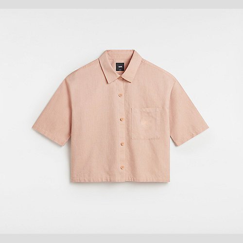 VANS Mcmillan Shirt (copper Tan) Women Orange, Size XXS