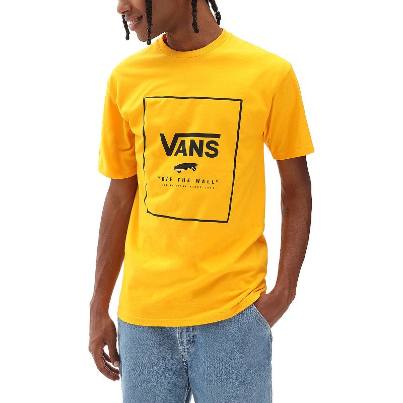 Men's T-Shirt Classic Print Box Yellow code VN0A5E7YZ5K