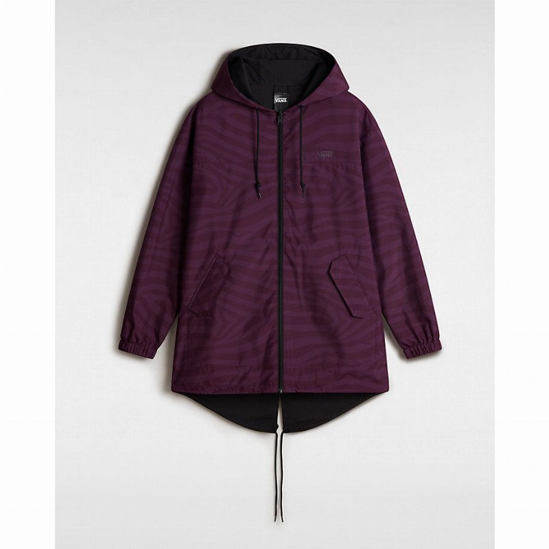 VANS Mercy Reversible Jacket (blackberry Wine) Women Purple, Size XXS