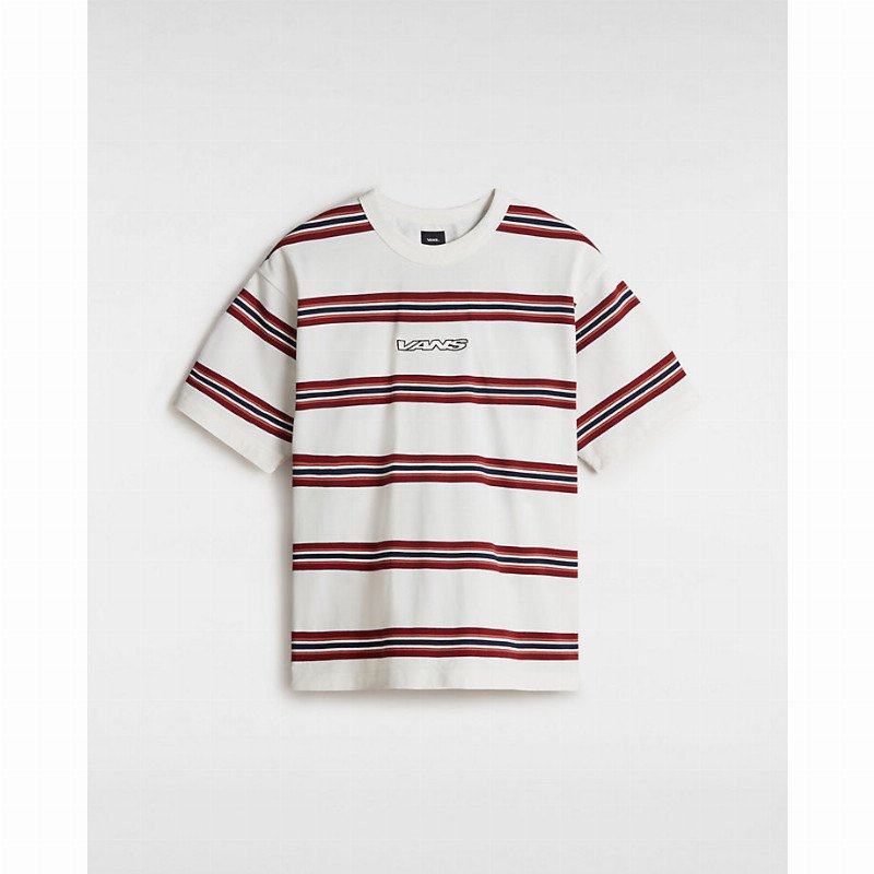 MESA STRIPE SHIRT (MARSHMALLOW) MEN WHITE