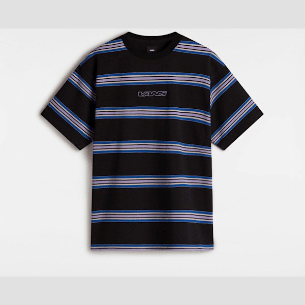 Vans - Mesa Stripe T-Shirt, Man, Black, Size: L