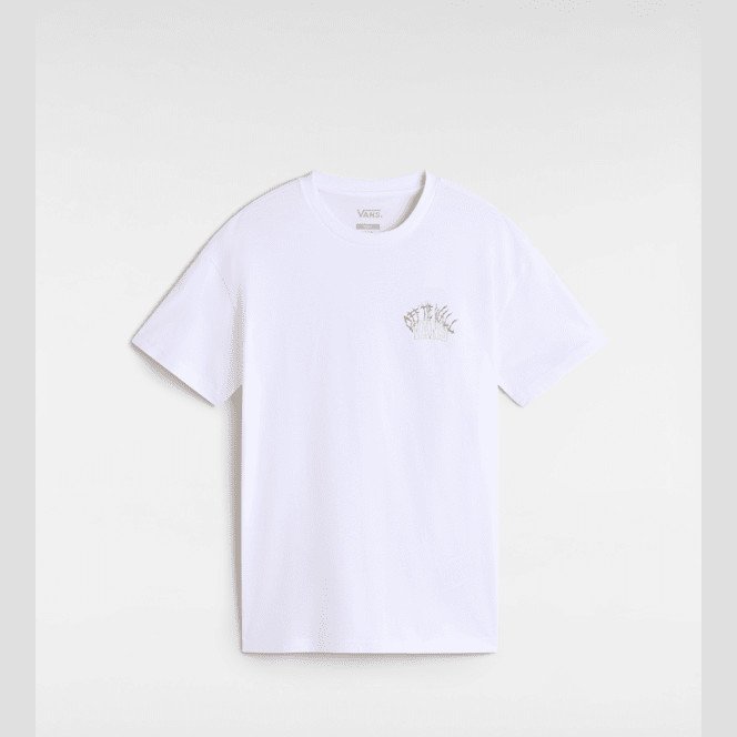 Vans - Metal University T-Shirt, Woman, White, Size: XXS