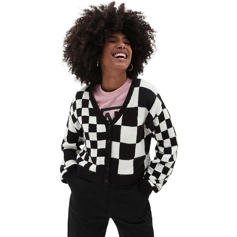 MIX MATCH RELAX CARDIGAN (BLACK) WOMEN BLACK