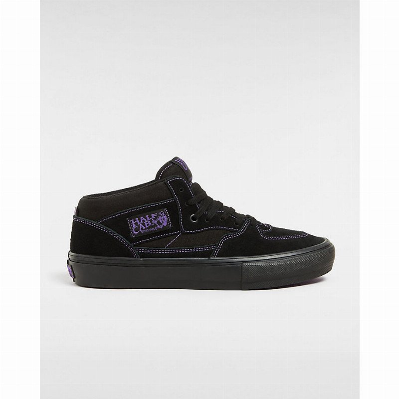 MN SKATE HALF CAB NEON BLKPL (NEON BLACK/PURPLE) UNISEX BLACK