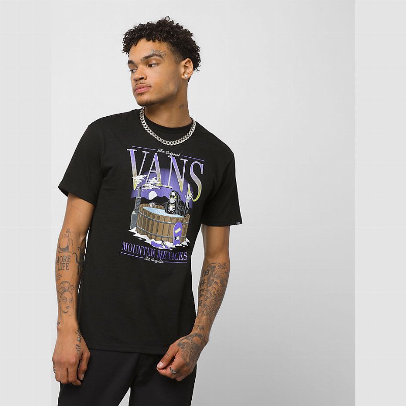 MOUNTAIN MENACE T-SHIRT (BLACK) MEN BLACK