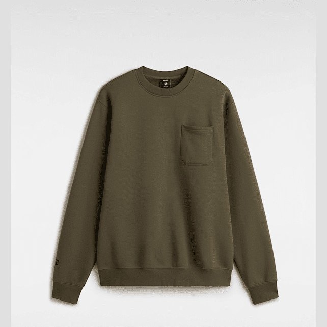 Vans - MTE Lodge Heavyweight Crew Sweatshirt, Man, Green, Size: L