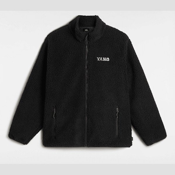 Vans - Nimi Full Zip Sherpa Jacket, Man, Black, Size: XXL