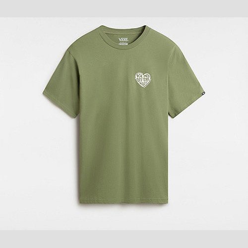 VANS No Players T-shirt (olivine) Men Green, Size S