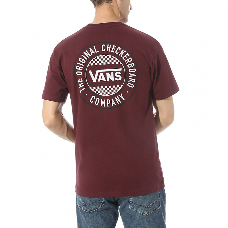 red vans t shirt mens