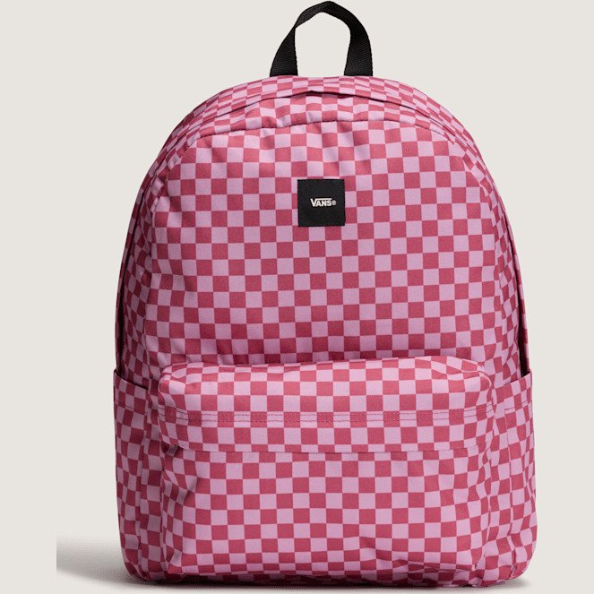 Vans - Old Skool Check Backpack, Man, Pink, Size: One size