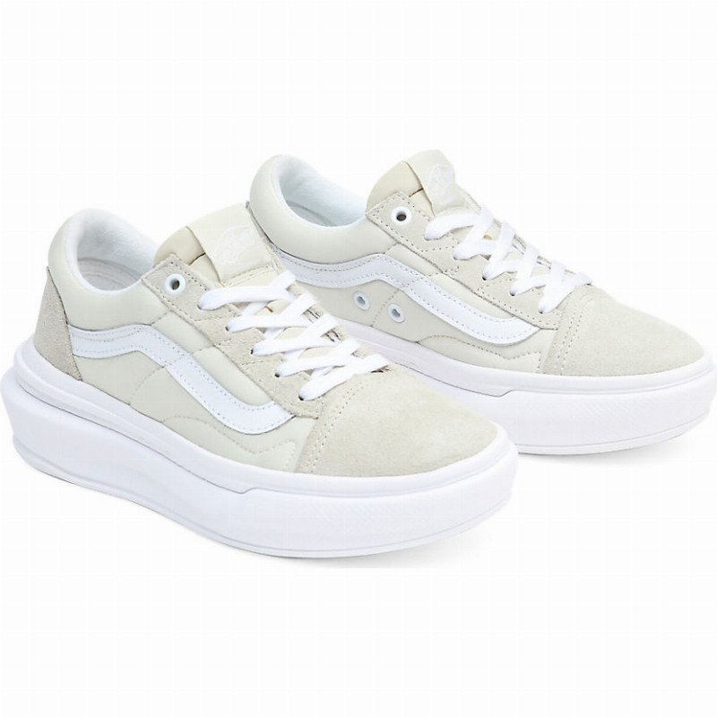 OLD SKOOL OVERT CC SHOES (SAND/WHITE) MEN,WOMEN BEIGE