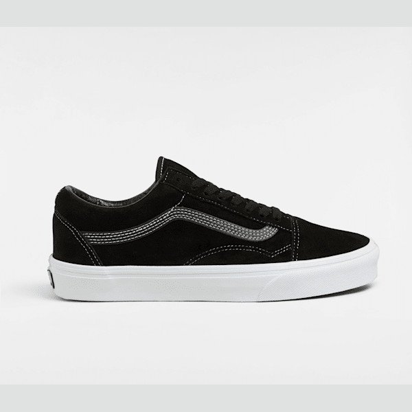 Vans - Old Skool Pig Suede Shoes, Man, Black, Size: 10