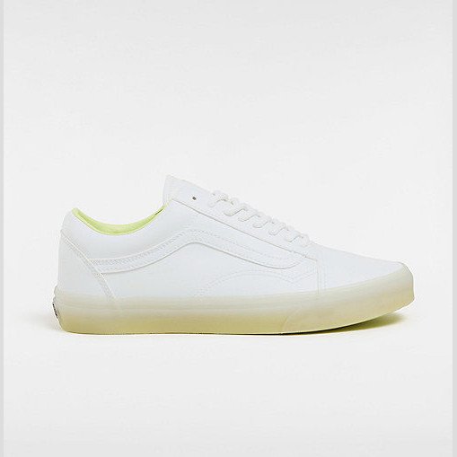 VANS Old Skool Shoes (glow To The Flo' White) Unisex White, Size 10