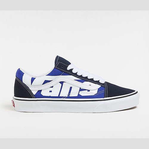VANS Old Skool Shoes (jumbo Vans Blue/white) Unisex Blue, Size 6