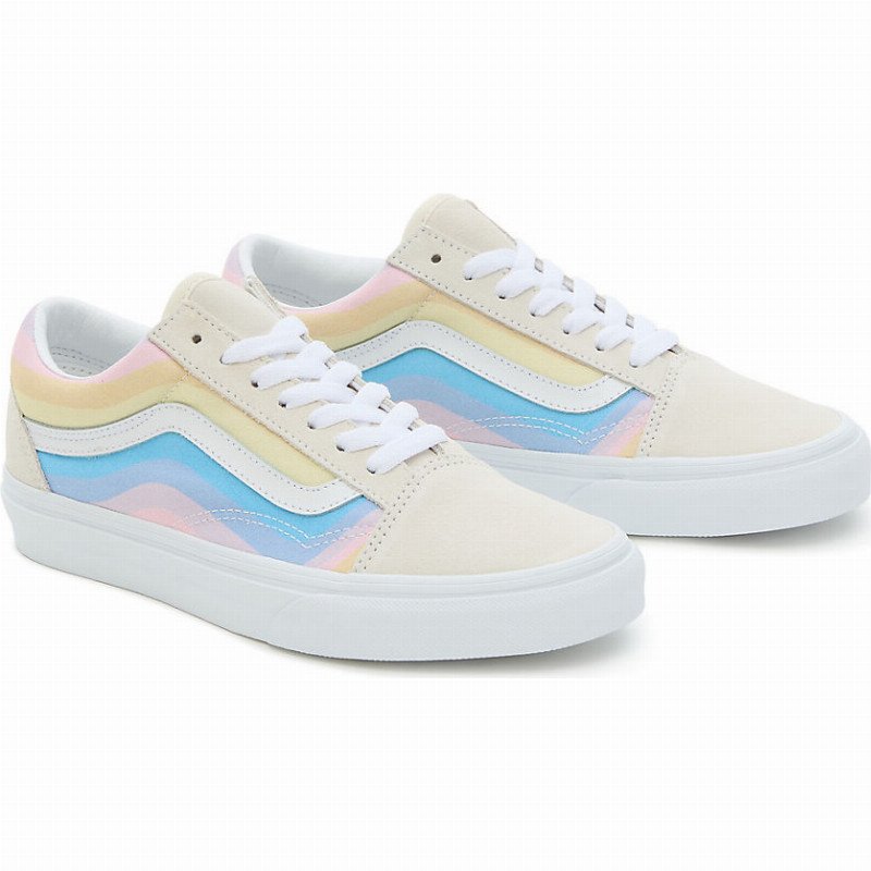 OLD SKOOL SHOES (MULTI/MARSHMALL) UNISEX MULTICOLOUR