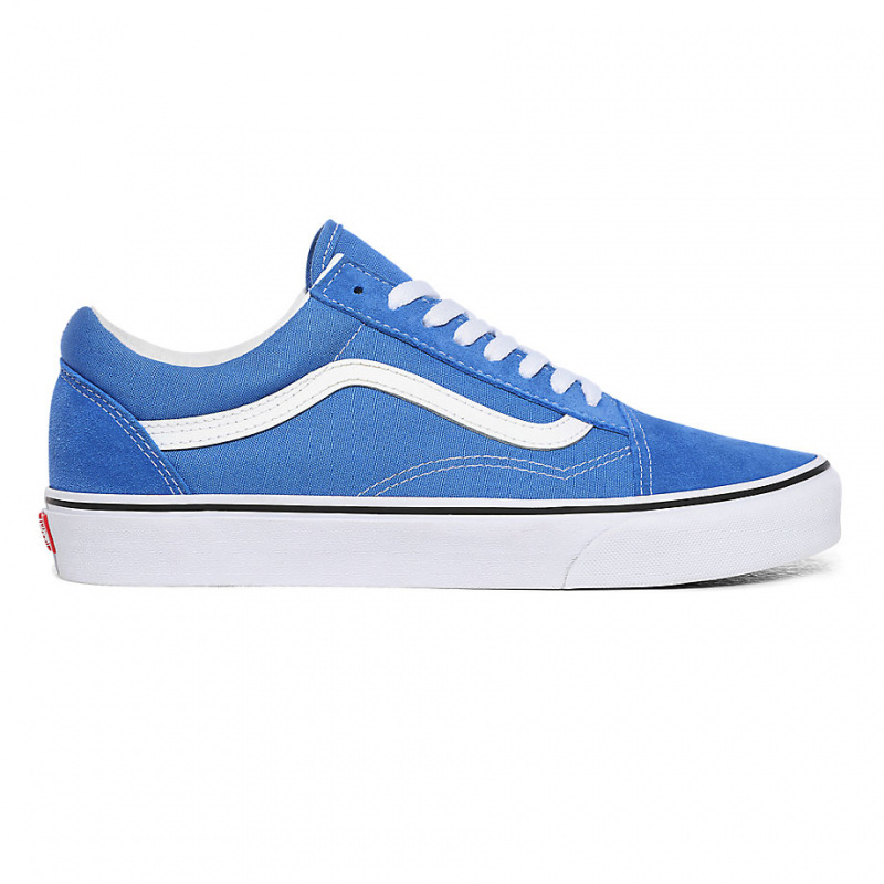 blue old skool vans womens