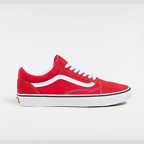 VANS Old Skool Shoes (racing Red/true White) Unisex Red, Size 12