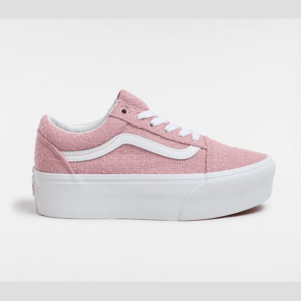  OLD SKOOL STACKFORM SHOES, WOMAN, PINK, SIZE: 8
