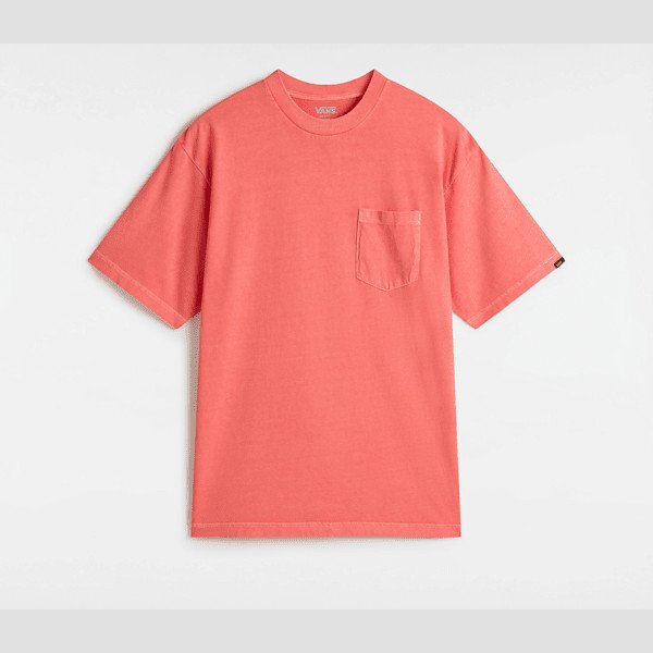 Vans - Original Standards Wash Pocket T-Shirt, Man, Pink, Size: XXL