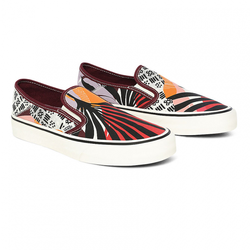 floral slip on vans womens