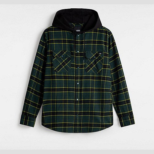 PARKWAY WOVEN SHIRT (GREENGABLES/BLK) MEN GREEN