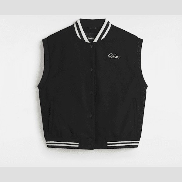 Vans - Piper Stadium Vest, Woman, Black, Size: XS