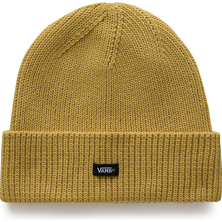 POST SHALLOW CUFF BEANIE (OCHRE) UNISEX YELLOW