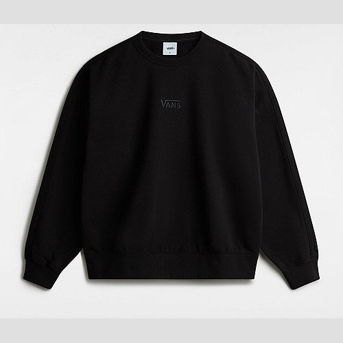VANS Premium Logo Crew Sweatshirt (black) Unisex Black, Size XXL