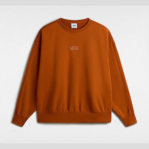 VANS Premium Logo Crew Sweatshirt (umber) Men Orange, Size XXL