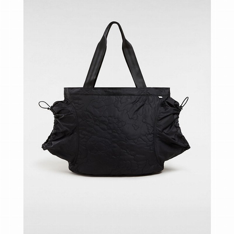 VANS Premium Quilted Camo Cargo Tote Bag (black) Unisex Black, One Size