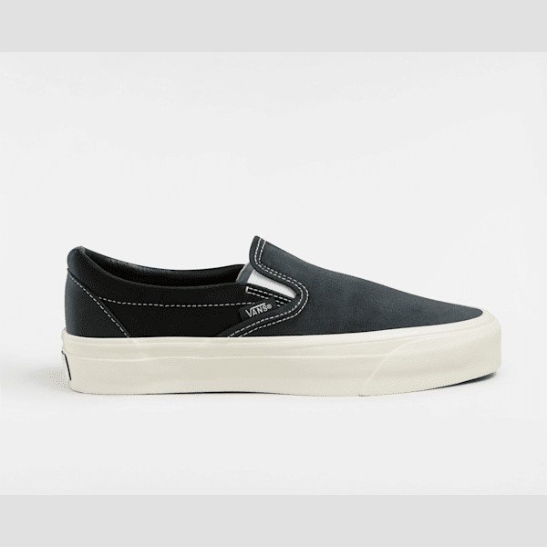 Vans - Premium Slip-On 98 Satin Shoes, Man, Black, Size: 10.5