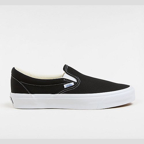 VANS Premium Slip-on 98 Shoes (black/white) Unisex Black, Size 12