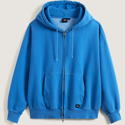 Vans - Premium Zip Hoodie, Man, Blue, Size: XS