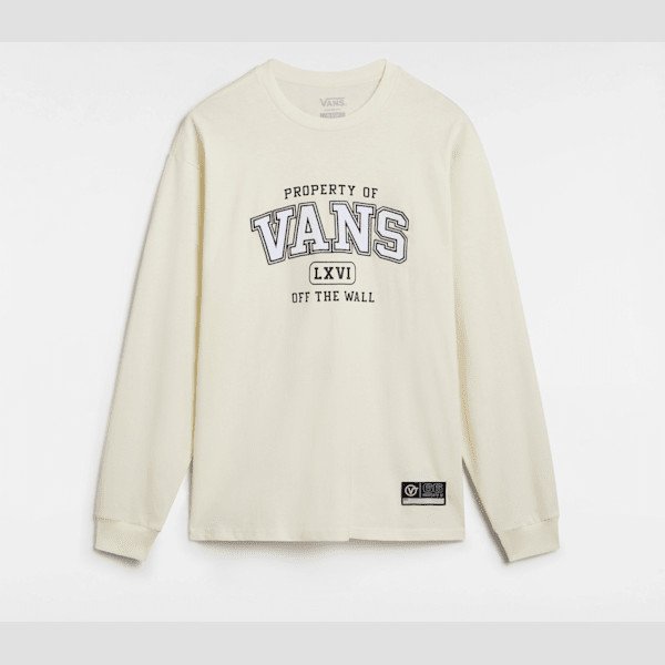 Vans - Property Of Long Sleeve T-Shirt, Man, White, Size: XL
