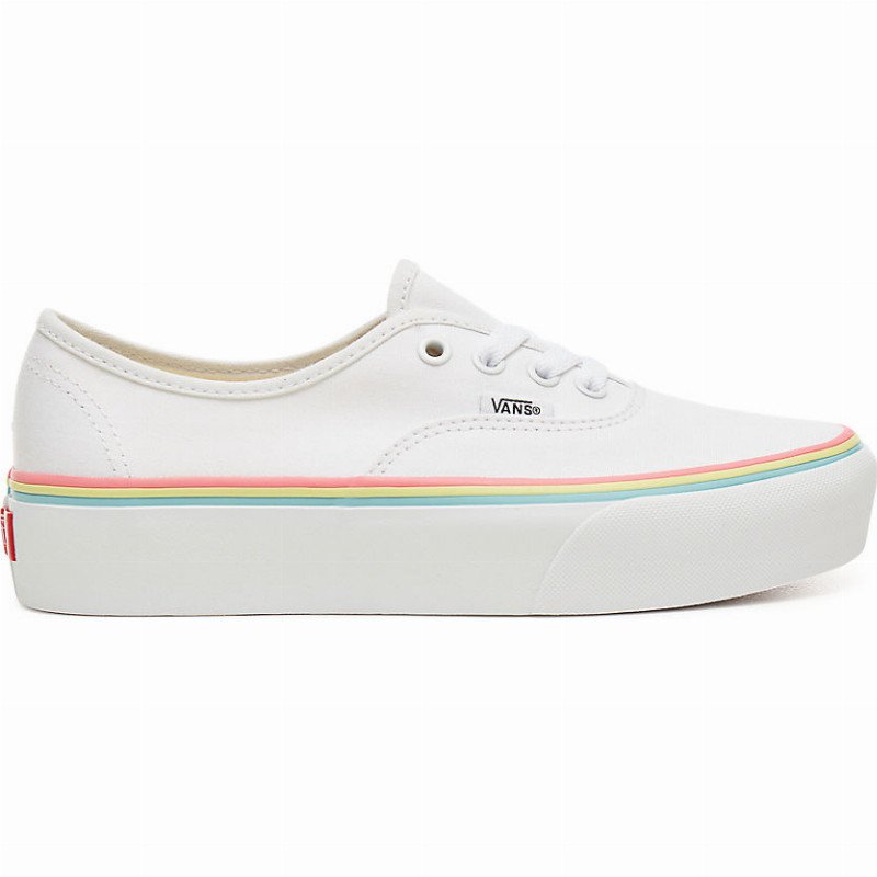 Vans RAINBOW FOXING AUTHENTIC PLATFORM 2.0 SHOES RAINBOW FOXING