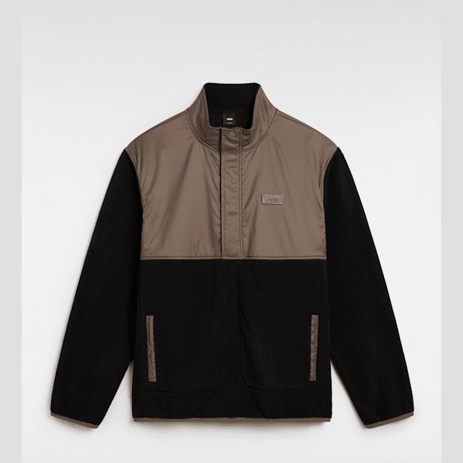 Vans - Ranford Polar Fleece Loose Pullover, Man, Black, Size: L