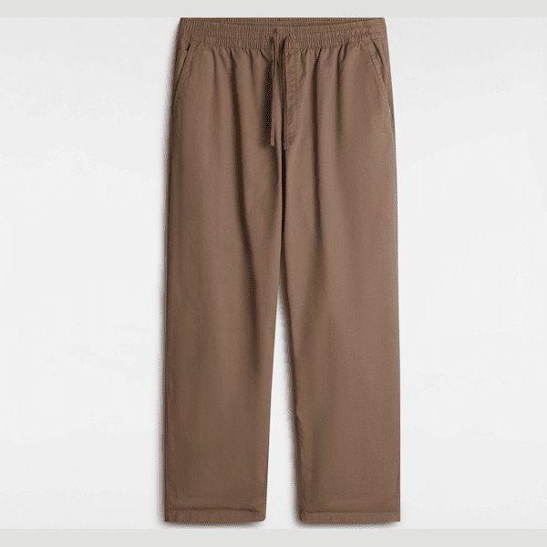 Vans - Range Baggy Tapered Elastic Waist Trousers, Man, Brown, Size: L