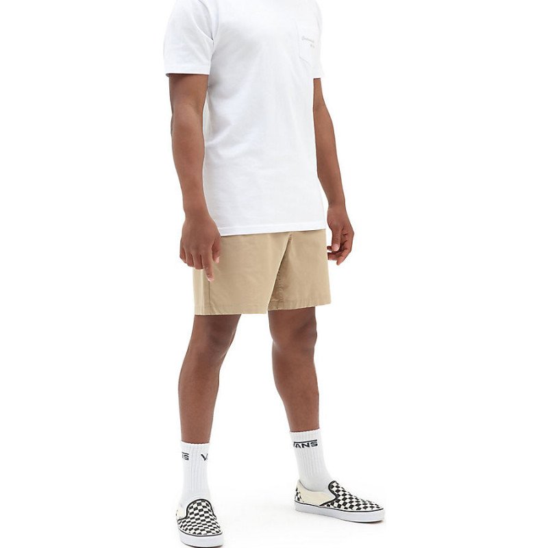 VANS Range Relaxed Elastic Shorts (khaki) Men Beige, Size XXL