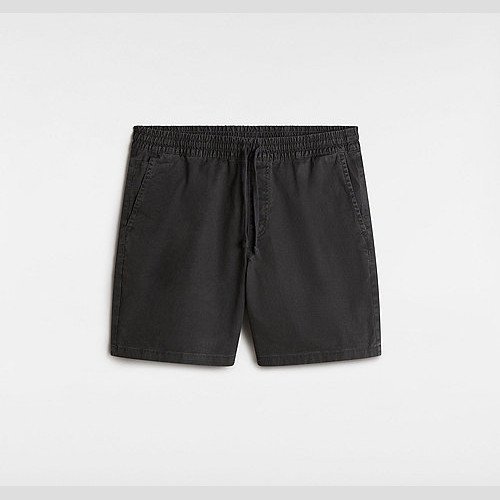 VANS Range Salt Wash Relaxed Elastic Shorts (asphalt) Men Grey, Size XL