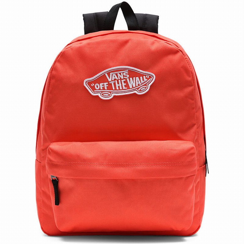 VANS Realm Backpack (hot Coral) Women Red, One Size