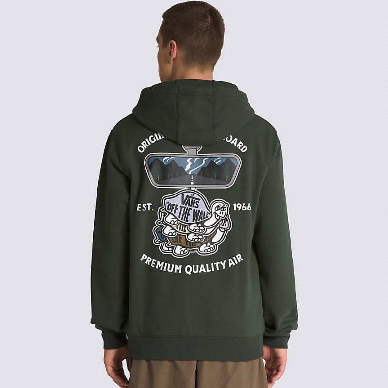 REARVIEW FULL ZIP HOODIE (DEEP FOREST) MEN GREEN