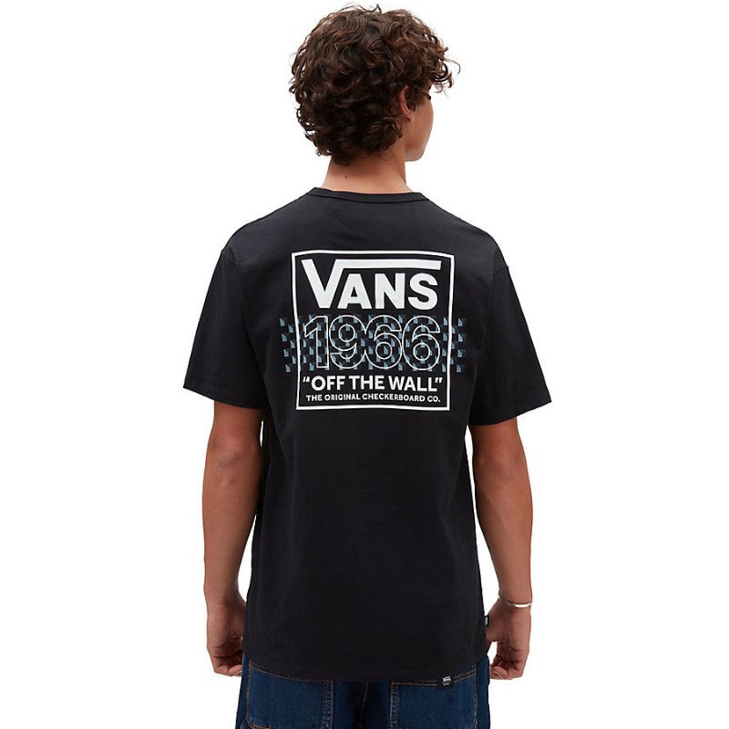 OFF THE WALL CHECKERBOARD T-SHIRT (BLACK) MEN BLACK