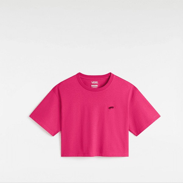 Vans - Salton Crop T-Shirt, Woman, Pink, Size: XL