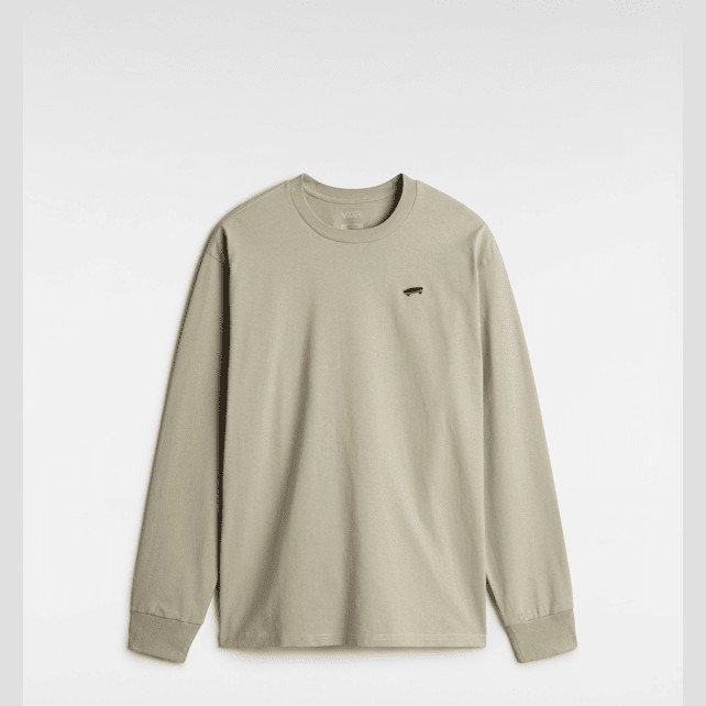 Vans - Salton Long Sleeve T-Shirt, Man, Grey, Size: XXL