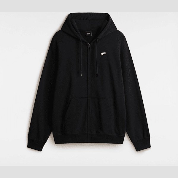 Vans - Salton Zip Pullover Hoodie, Man, Black, Size: XXL